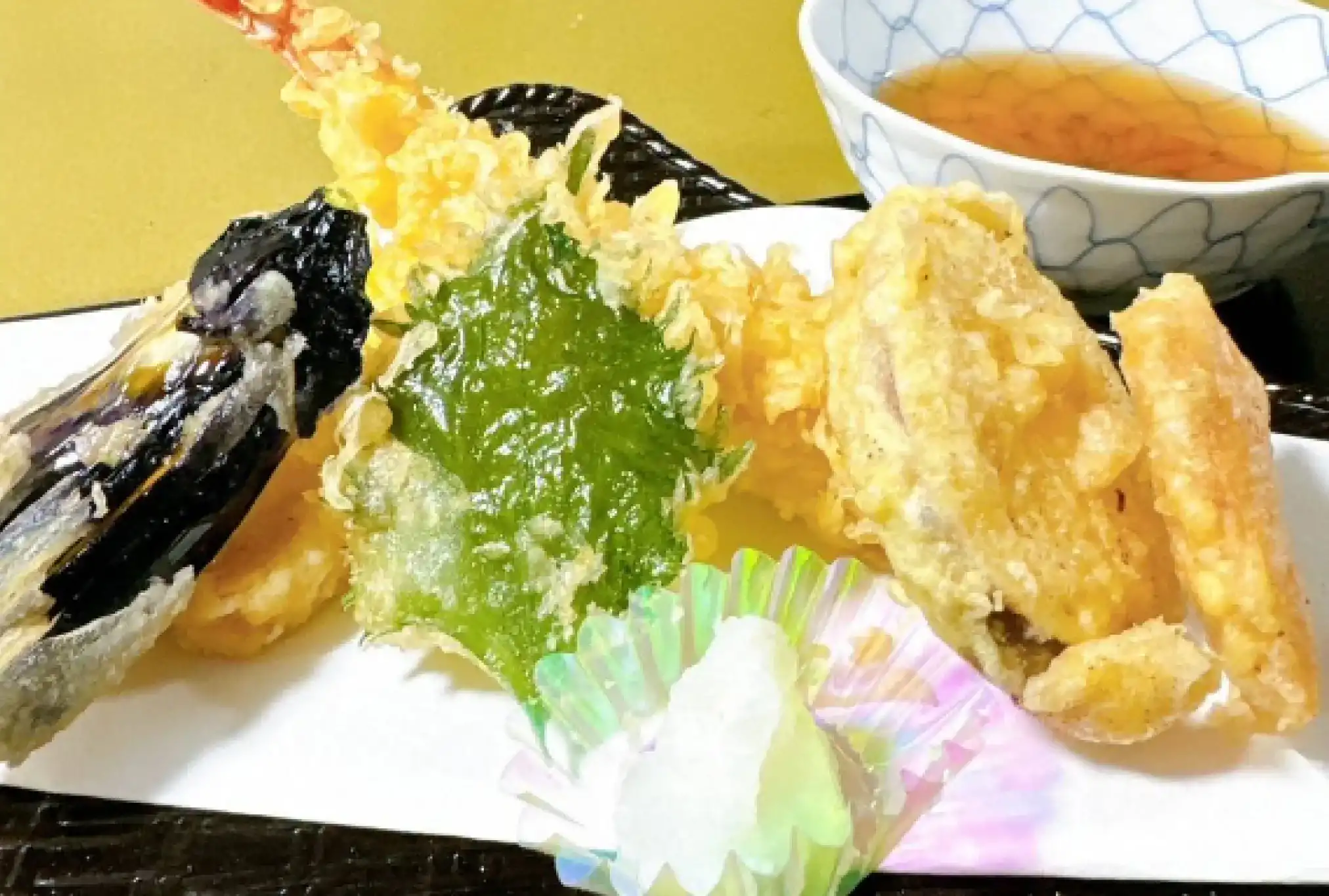 天ぷらの盛り合わせ